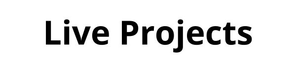 Data Science Live Projects with Best Online Data Science training